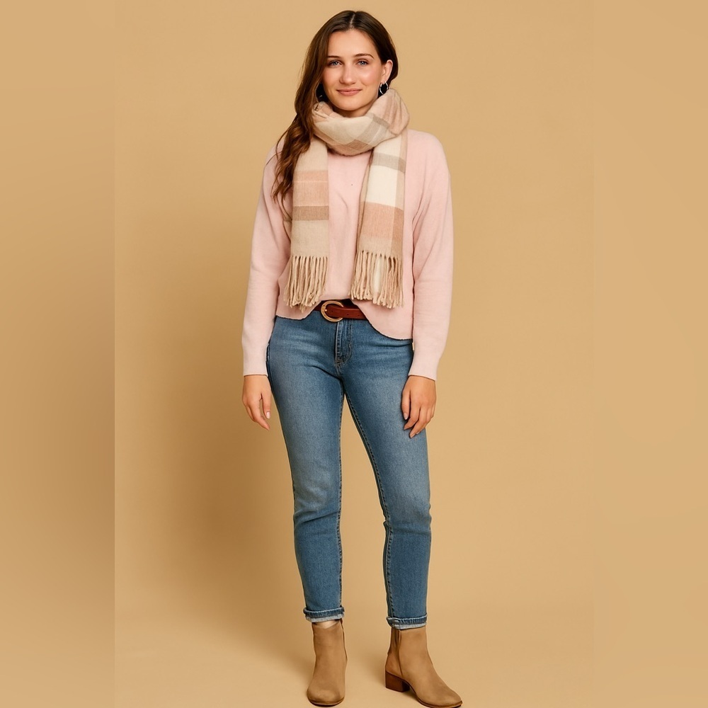 Sears aTradition Sweater Large Pink